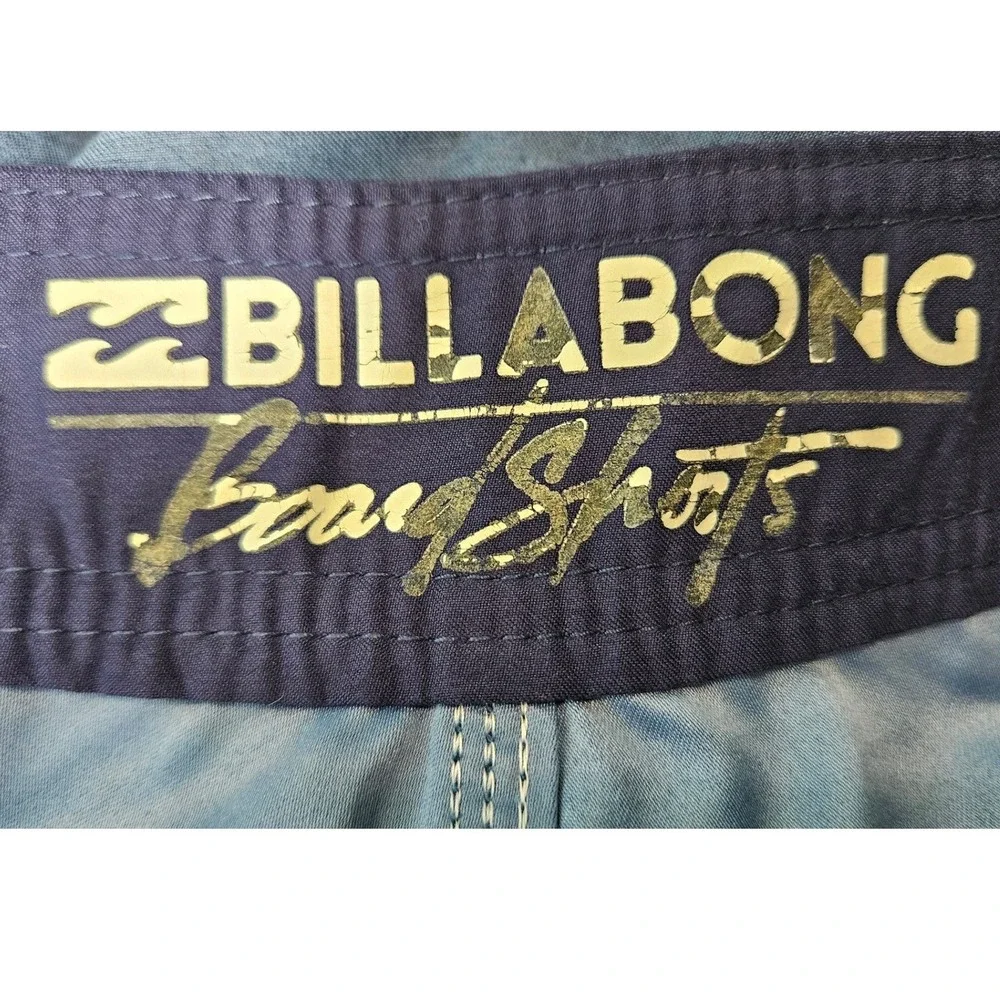Billabong Mens Blue‎ Board Shorts Swim Trunks Size 38 Two Toned Beach Surfwear